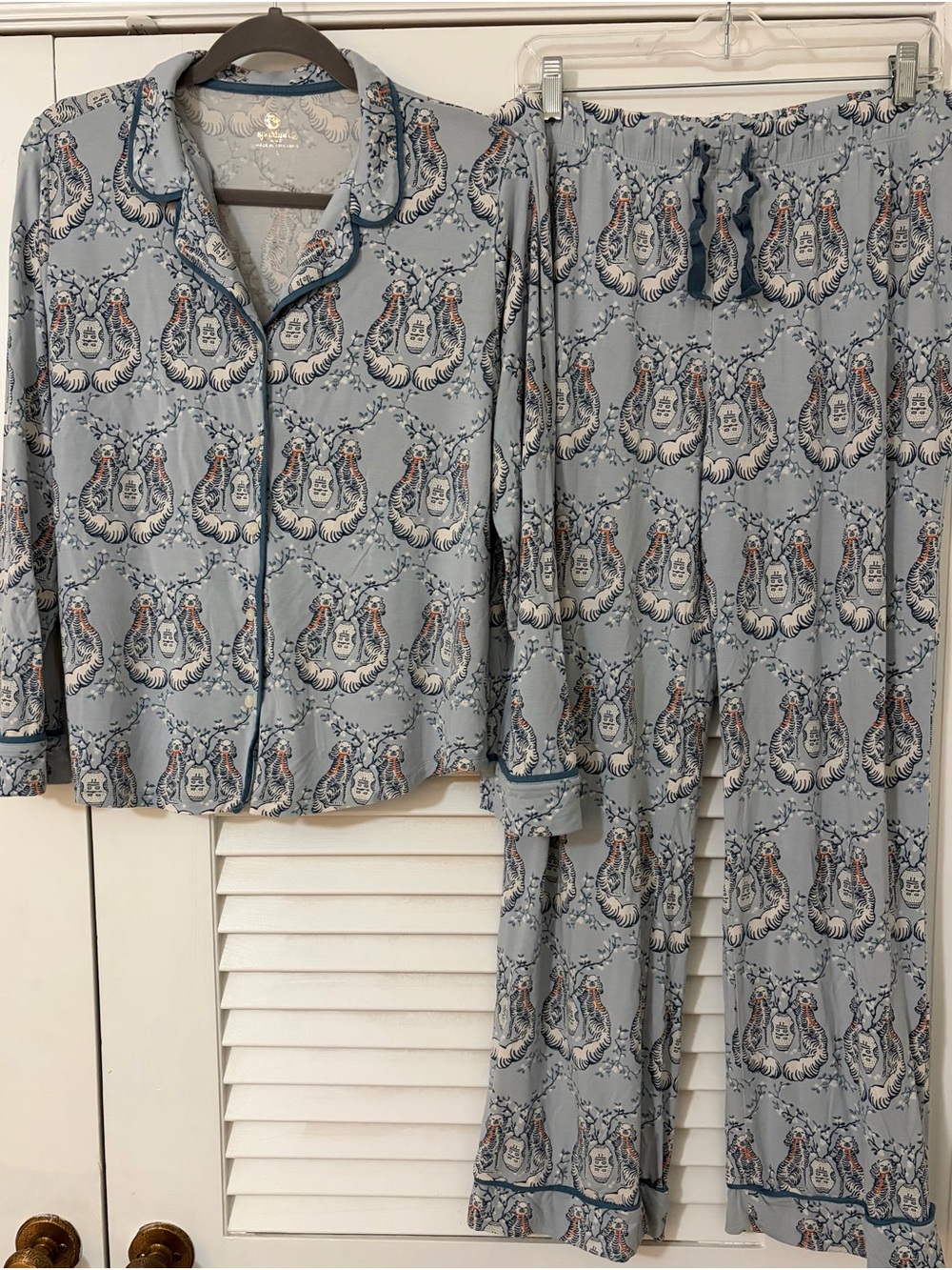 Spartina 449 Light Blue Printed Pajama Set